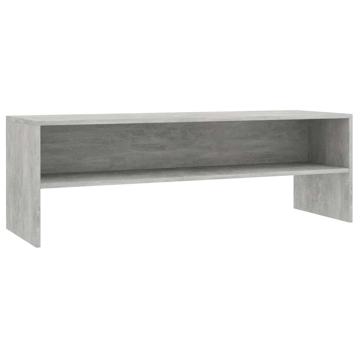 VidaXL TV-Schrank Betongrau 120x40x40 cm Holzwerkstoff