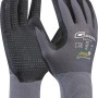 Gebol Multi Flex Arbeitshandschuhe Gr. 10, grau, mit Noppen für sicheren Griff.