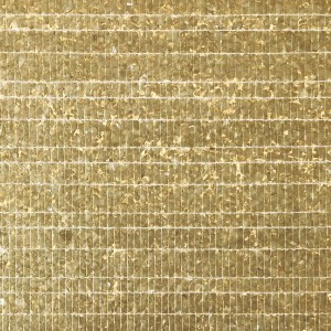 WALLFACE Vliestapete CSA07 mit Capiz-Muscheln in Gold-Braun. Dekorative Tapete mit Perlmutt-Optik.
