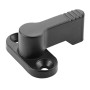SOTECH Drehriegel 4 x 90 Grad Rastbar Schwarz Riegelverschluss Zum Anschrauben