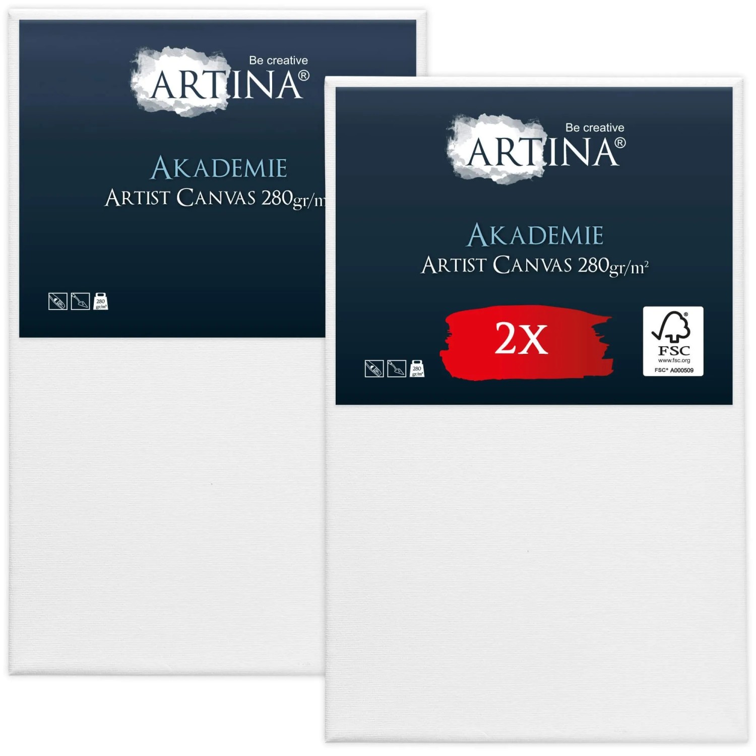 Artina Akademie Keilrahmen 50x80cm FSC 2tlg günstig online kaufen