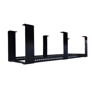 Schulte Deckenregal, 2er Set, 121,5x43,5x37,5 cm, schwarz, zur Deckenmontage für mehr Stauraum.