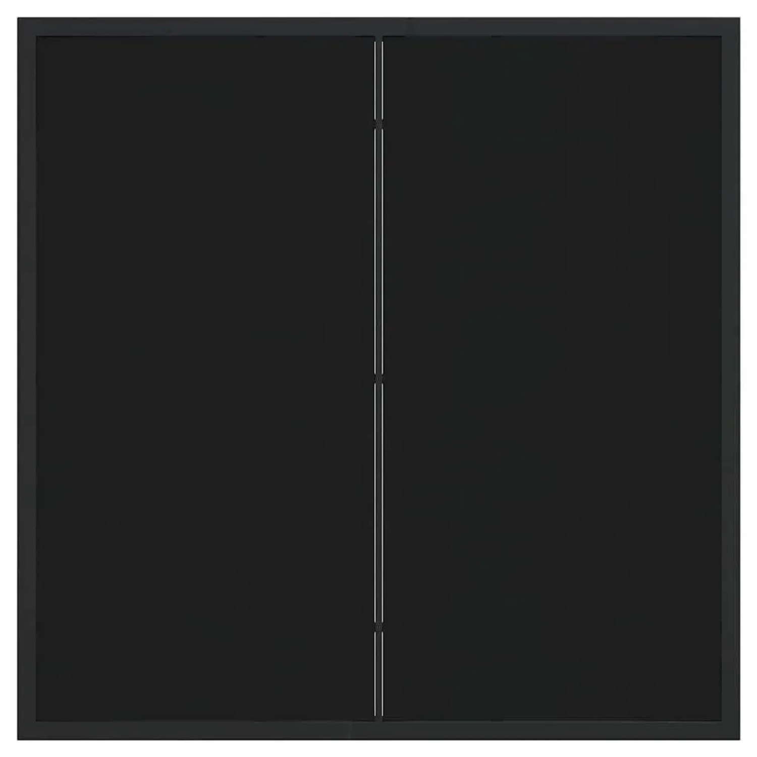 Quadratischer, brauner vidaXL Gartentisch aus Polyrattan, höhenverstellbar.