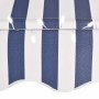 vidaXL Einziehbare Markise Handbetrieben mit LED 100 cm Blau und Weiß 145841_5