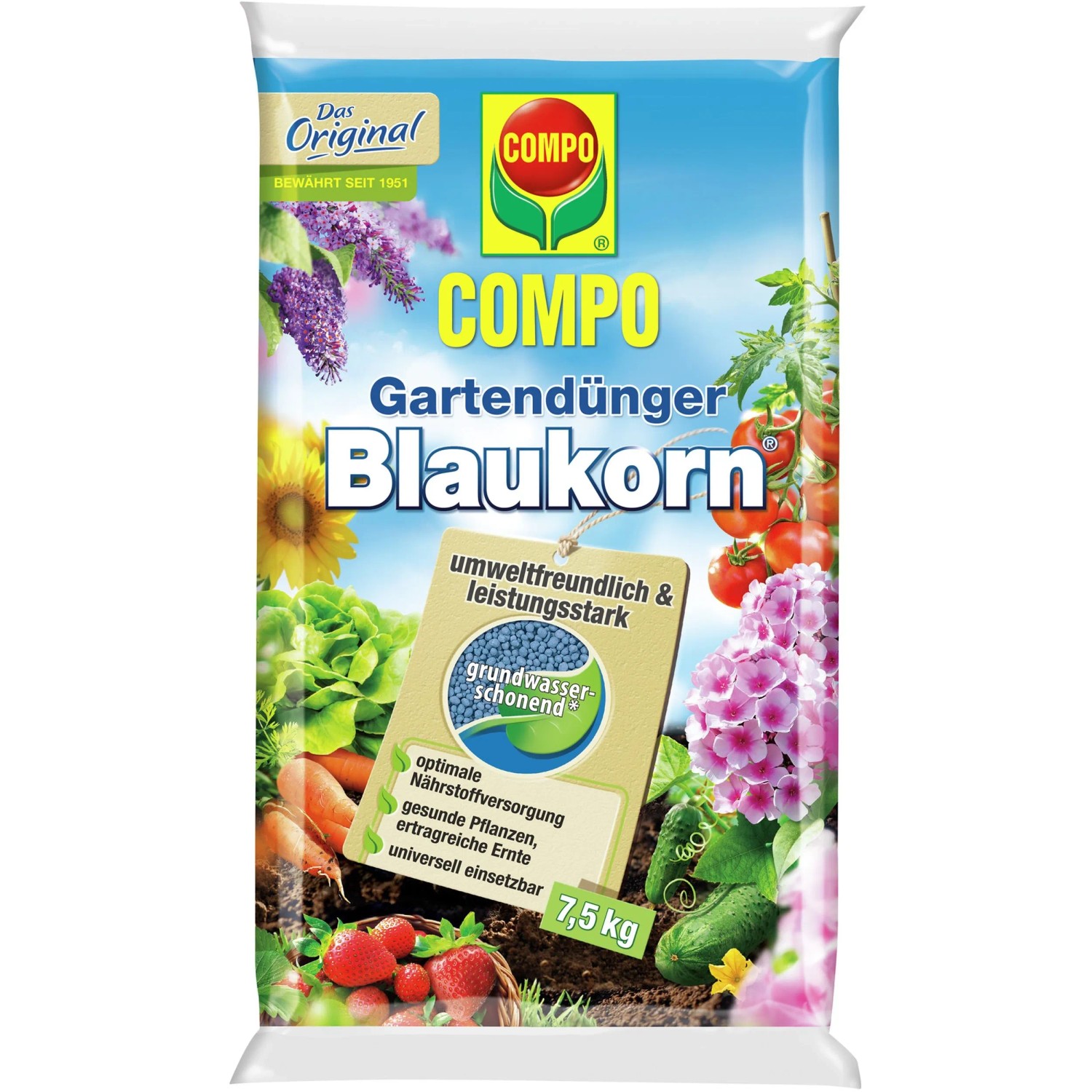 Compo Blaukorn NovaTec® 7,5 kg günstig online kaufen