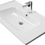Pelipal Keramik-Waschbecken Trentino, 79 cm, weiß, mit Armatur. Einbauwaschbecken für Ihr Badezimmer.