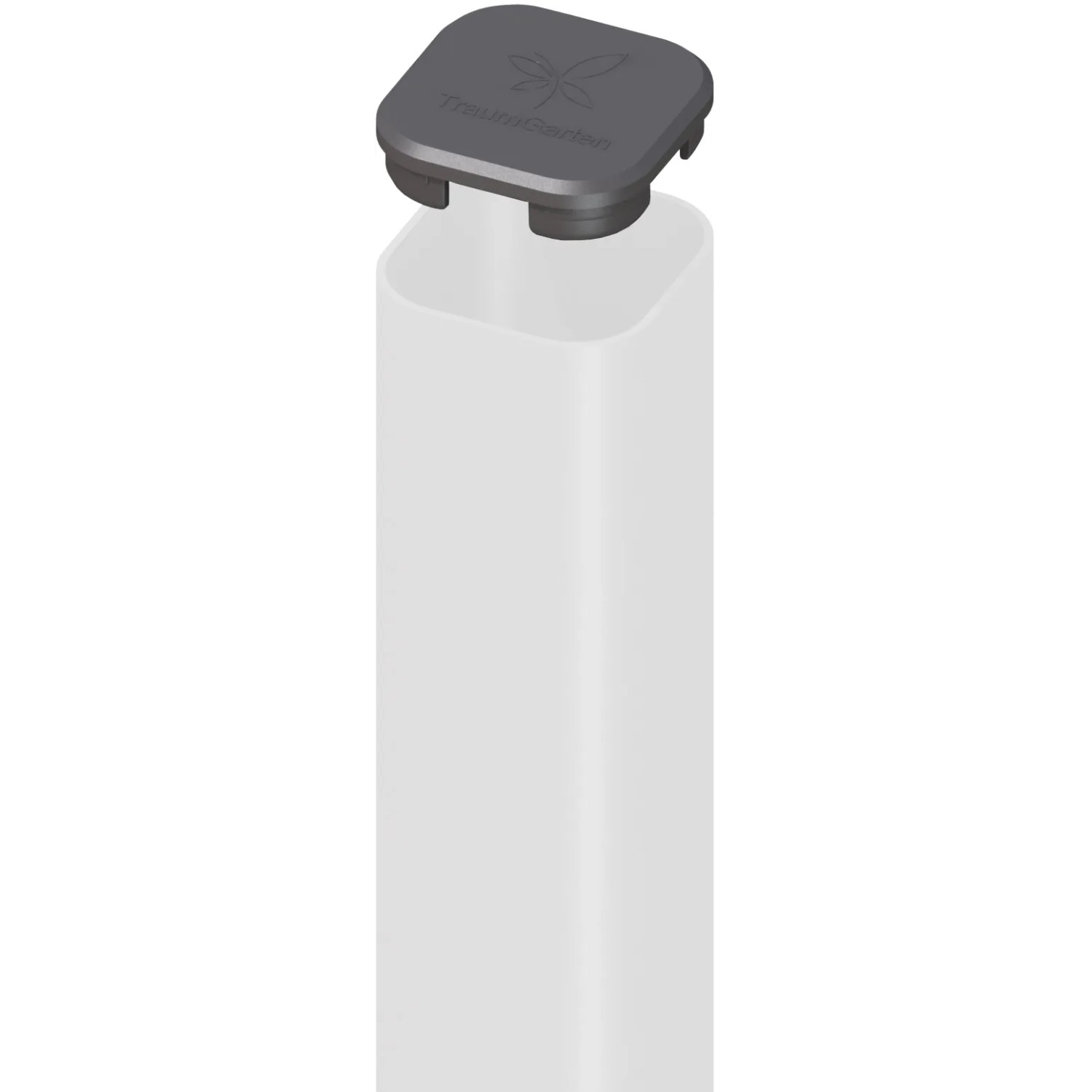 10 Pfostenkappen Anthrazit Für Doppelstabmattenzaun - Perfekter Abschluss Für 40x60mm Pfosten