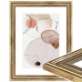 Goldener Bilderrahmen im Antik-Stil, 30x40 cm, aus Massivholz für Fotos und Bilder.