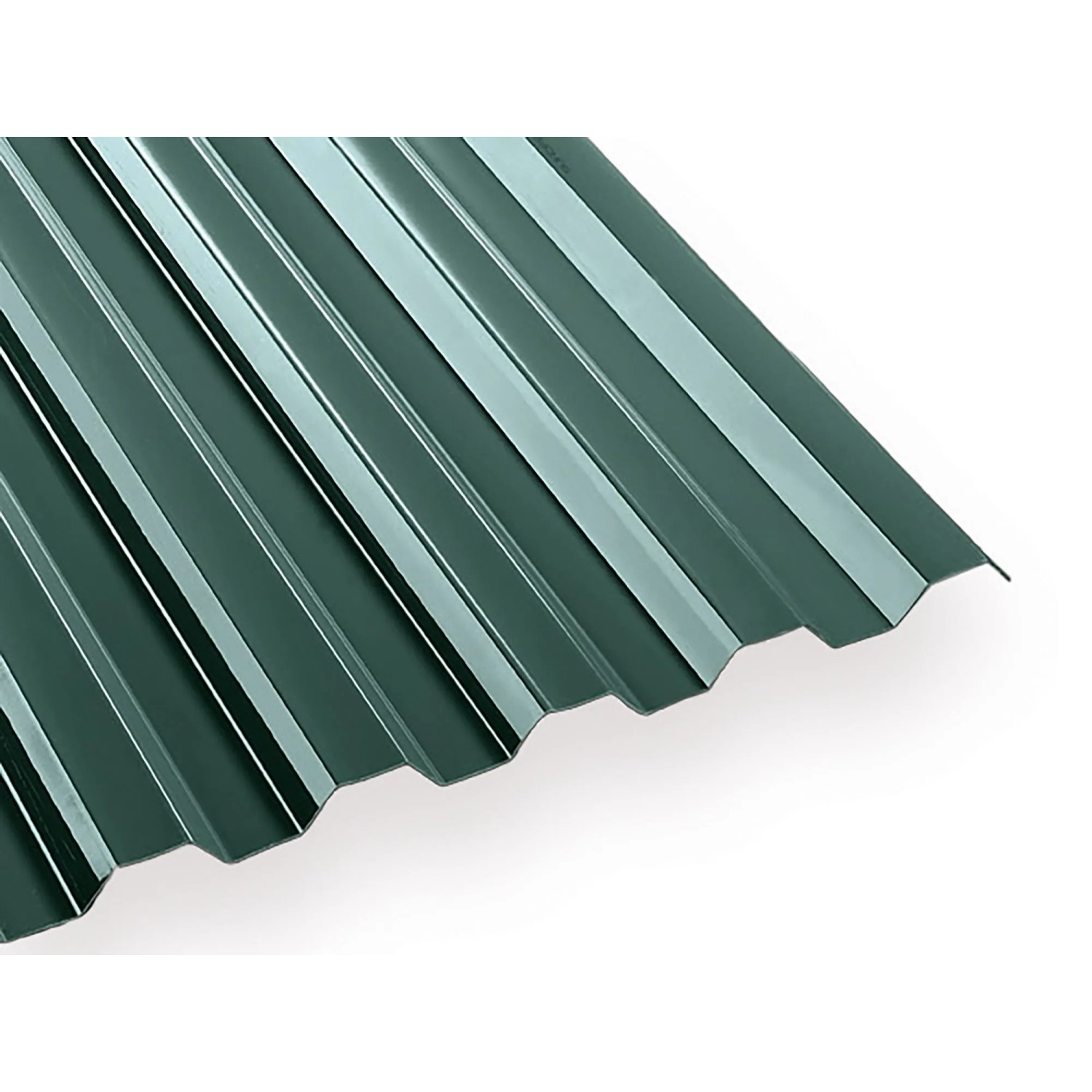 T&J PC-Spundwandplatte K76/18 Tejerepro Grün 3.000 mm x 1.115 mm