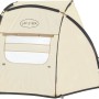 Bestway LAY-Z-SPA Sonnenschutzdach, beiges Zelt mit Fenster für Whirlpool, 183x94x109 cm.