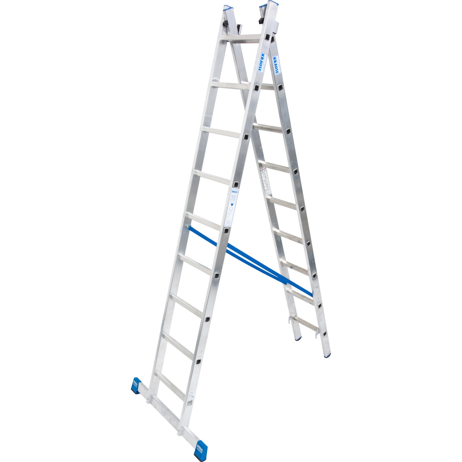 Krause Mehrzweckleiter Stabilo 2 x 9 Sprossen 420 cm x 88 cm x 137 cm