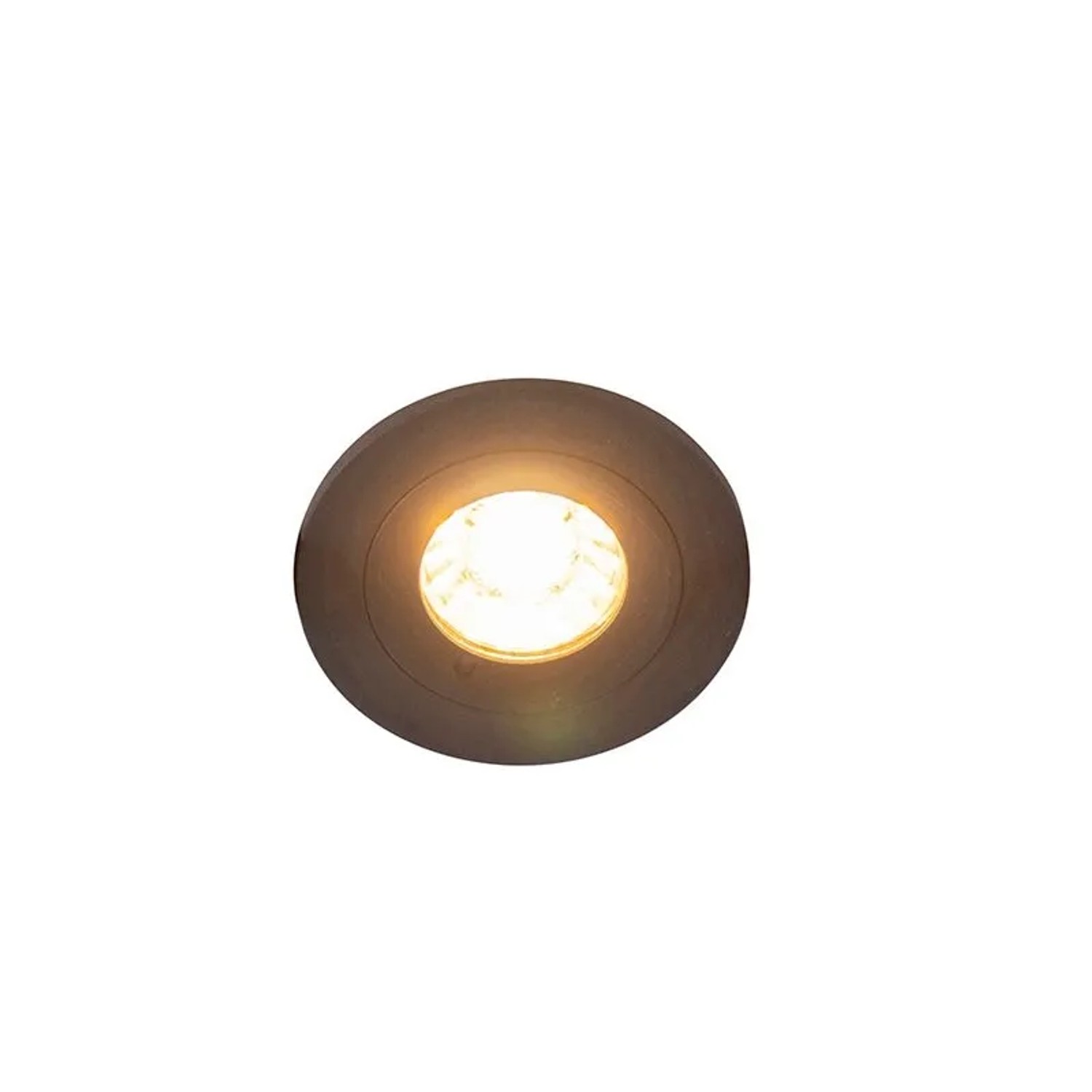 QAZQA Moderner Smarter Einbaustrahler Schwarz Rund inkl  WiFi GU10 IP54 Xena