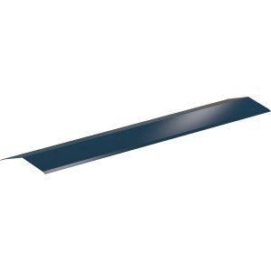 SDF Firstblech Zuschnitt, Alu Anthrazit, 200 mm x 2 m, für den Dachabschluss.