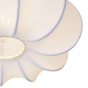 QAZQA Japandi Deckenleuchte Weiß 27cm Plu Asyesha