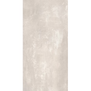 Bodenfliese Denver, Feinsteinzeug, weiß, matt, 60x120 cm. Betonoptik.