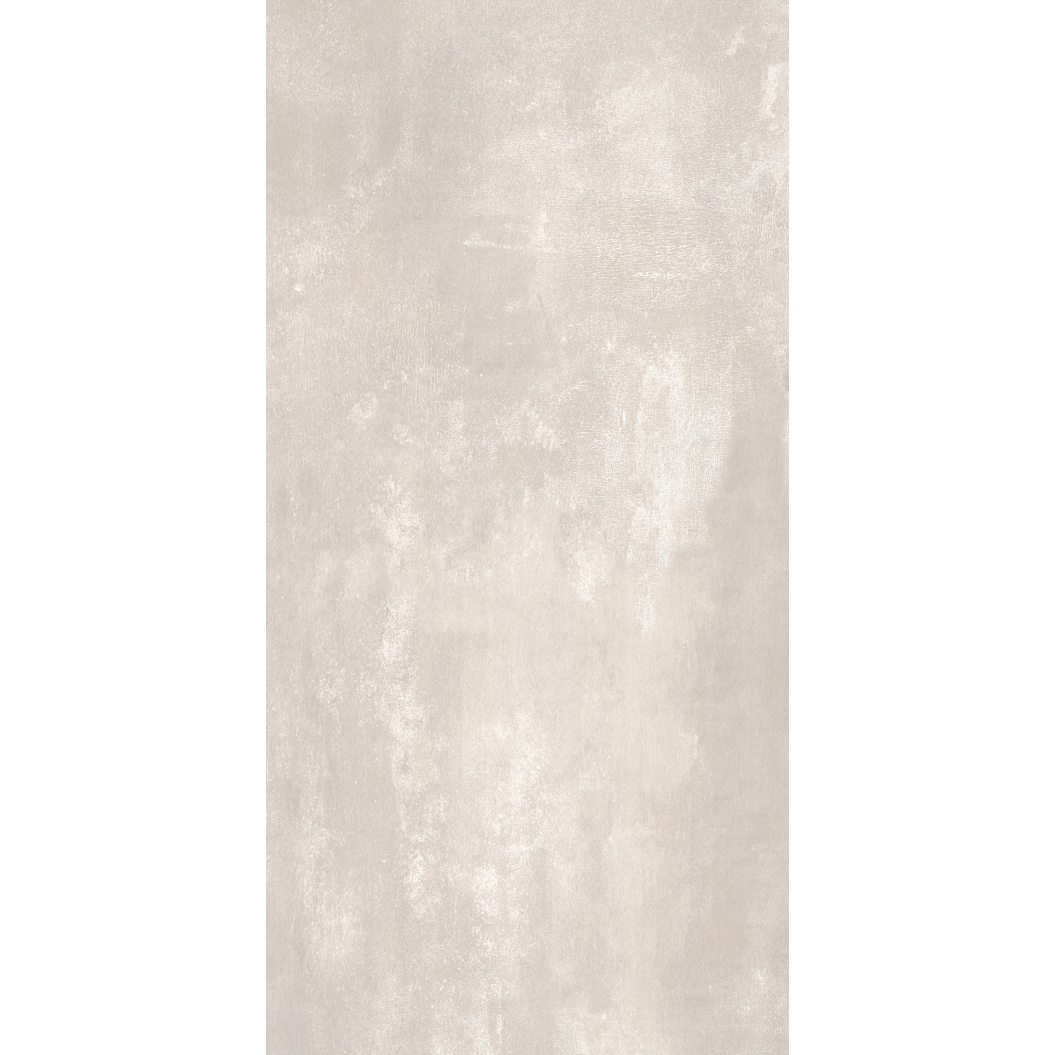 Bodenfliese Denver, Feinsteinzeug, weiß, matt, 60x120 cm. Betonoptik.