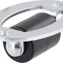 Wagner Schubkastenrolle, verzinkt, Ø 1,3 cm, Tragkraft 15 kg. Rolle für Schubkästen und Möbel.