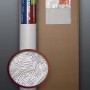 Überstreichbare Vliestapete mit Putzstruktur, 4 Rollen (106 m²), weiß. Ideal zum individuellen Gestalten von Wänden.