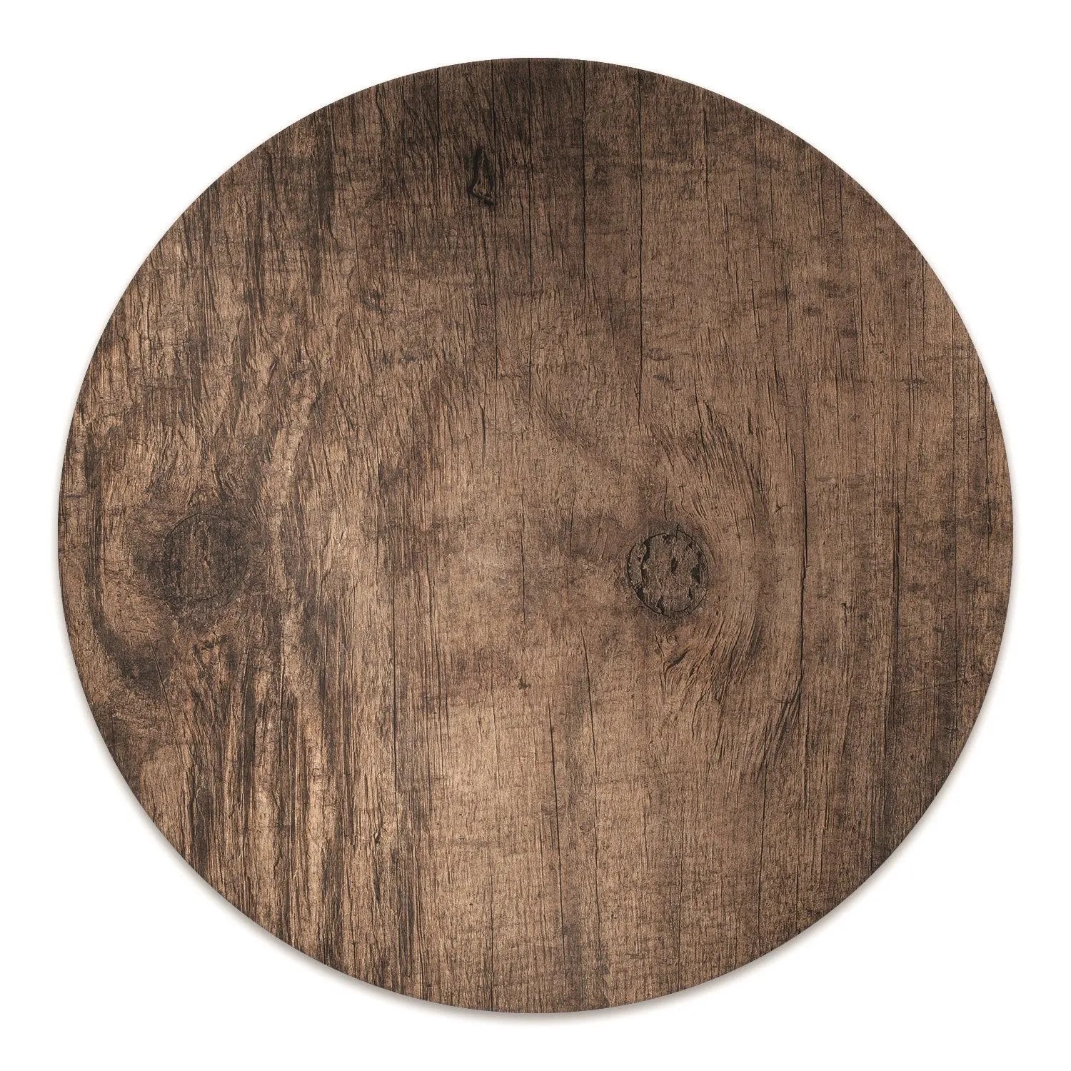 Tulup Bodenschutzmatte Holz Fußbodenschutzmatte 100x100 cm Braun Stuhlmatte günstig online kaufen