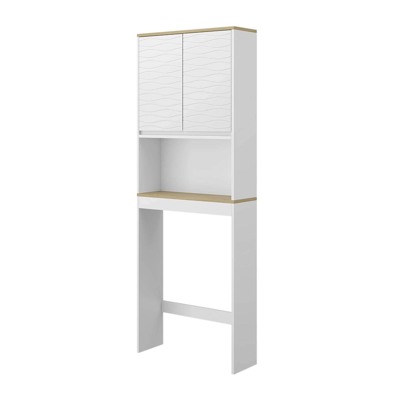 Vicco Toilettenschrank Livia Weiß 60 x 163 cm günstig online kaufen