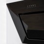 Respekta Schräghaube in Schwarzglas, Teil der Premium Küchenzeile