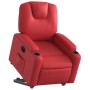 vidaXL Relaxsessel mit Aufstehhilfe Elektrisch Rot Kunstleder 3204449