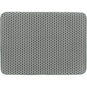Graue Trixie Siebmatte für Katzenklos, 40x58 cm, aus formstabilem EVA-Material mit Wabenmuster.