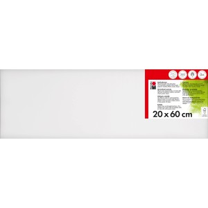 Marabu Keilrahmen, 20x60 cm, bespannt mit Baumwolle, geeignet für Öl-, Acryl- und Temperafarben.