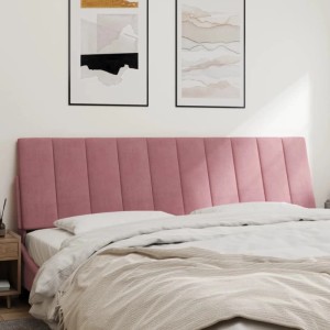 vidaXL Kopfteil-Kissen "Hanko" Rosa 180 cm Samt 374686
