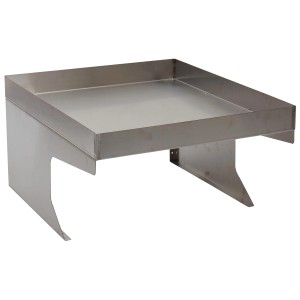 PROREGAL Mähroboter-Garage Mit Pflanzkasten 37x60x70cm Metall Edelstahl