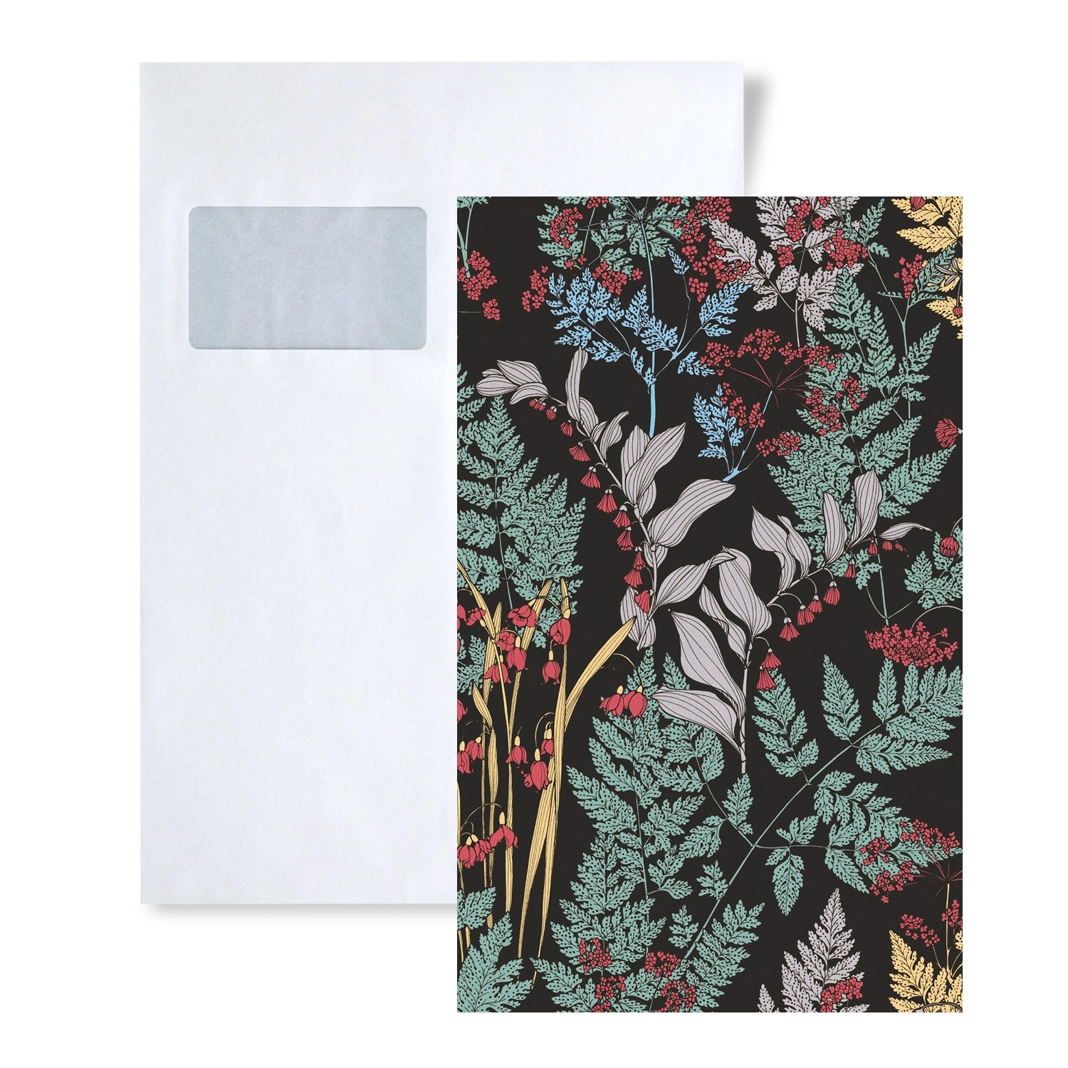 PROFHOME 1 MUSTERSTÜCK S-377511-GU DIN A4 MUSTER der Floral Tapete günstig online kaufen