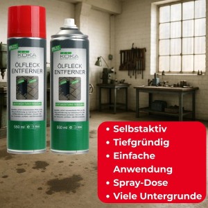 KOKA 2x Ölfleck Entferner Spray je 550ml