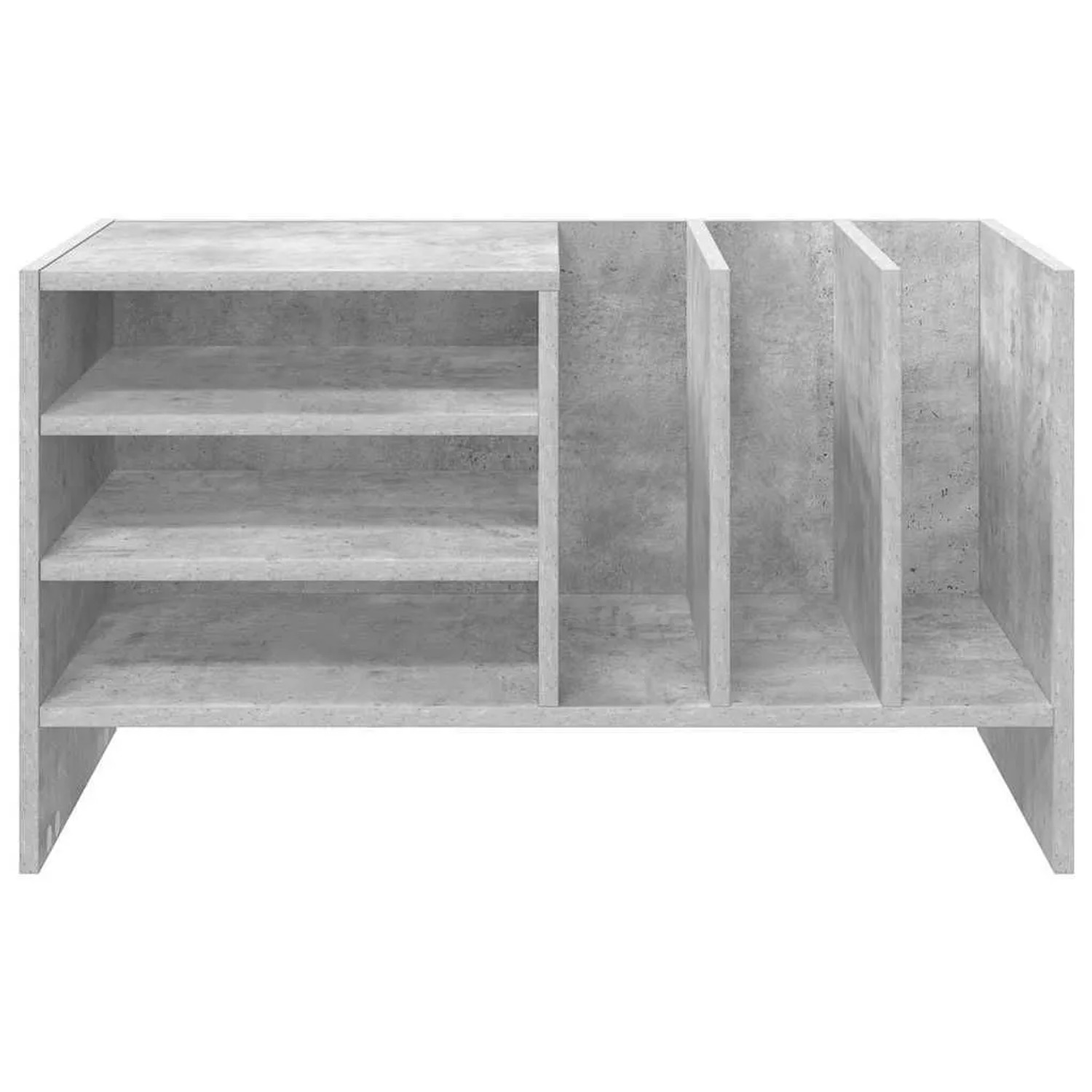 vidaXL Schallplattenschrank Beton Grau 78,5 x 35 x 45 cm Holzwerkstoff 891075_5