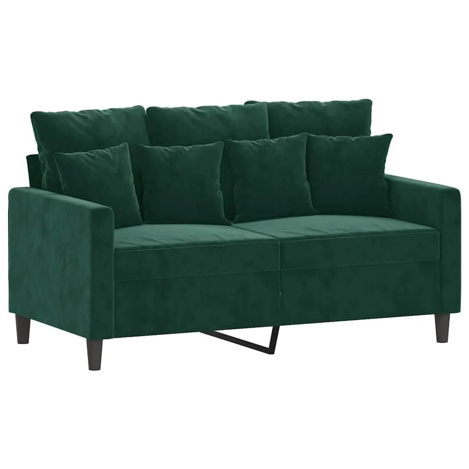 vidaXL 2-Sitzer-Sofa Dunkelgrün 120 cm Samt 359295 günstig online kaufen