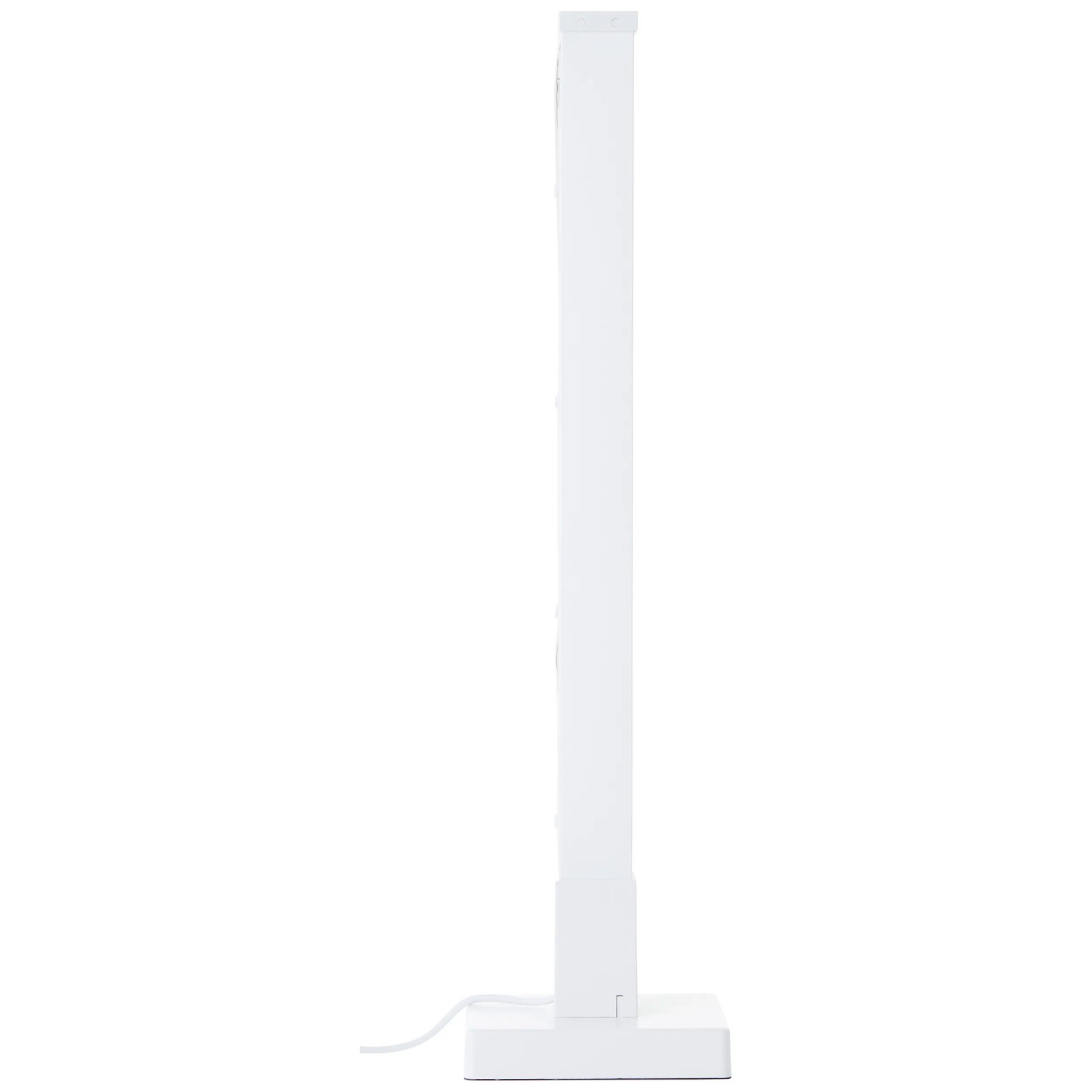 Weiße LED-Tischleuchte Neele von Brilliant, dimmbar mit RGB + CCT Funktion.