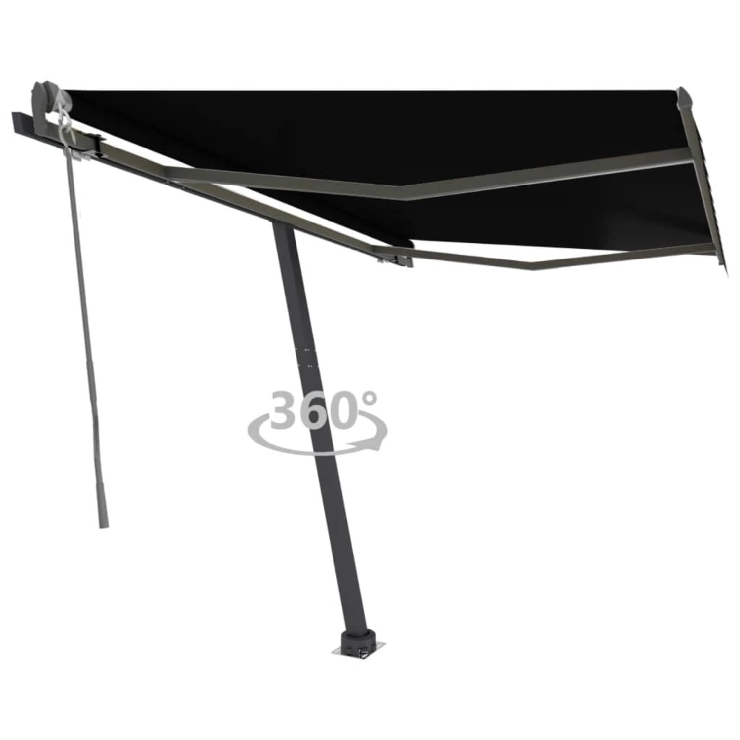 furnicato Standmarkise Automatisch 300x250 cm Anthrazit günstig online kaufen