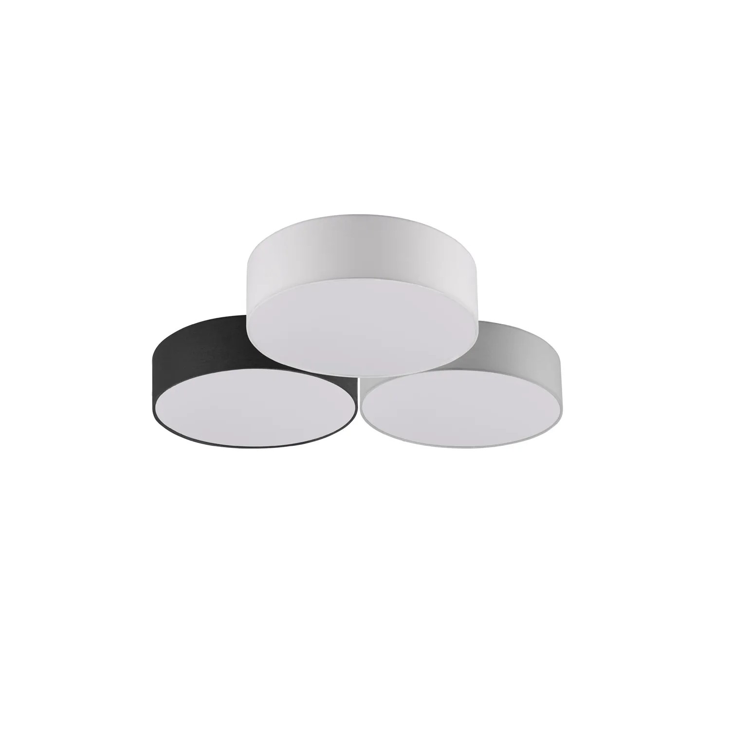TRIO LED Pendelleuchte Lugano – Dimmbar, Mit Stoffschirm, 18W, 3000K Warmweiß