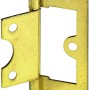 Hettich Lamellentürscharnier, 50x23mm, Stahl vermessingt, für Möbel- und Schranktüren.