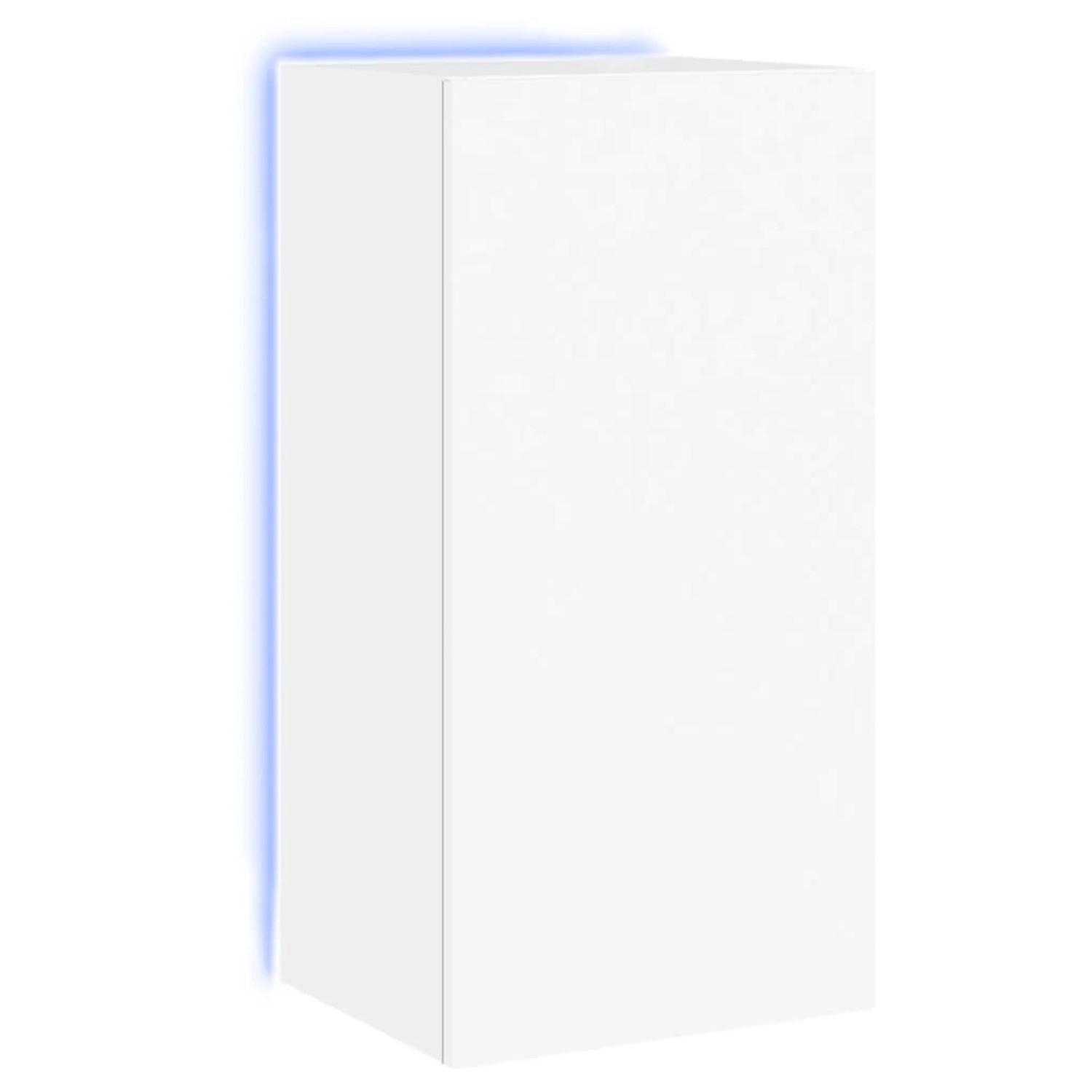 vidaXL TV-Wandschrank mit LED-Leuchten Weiß 40,5x35x80 cm 837260 günstig online kaufen