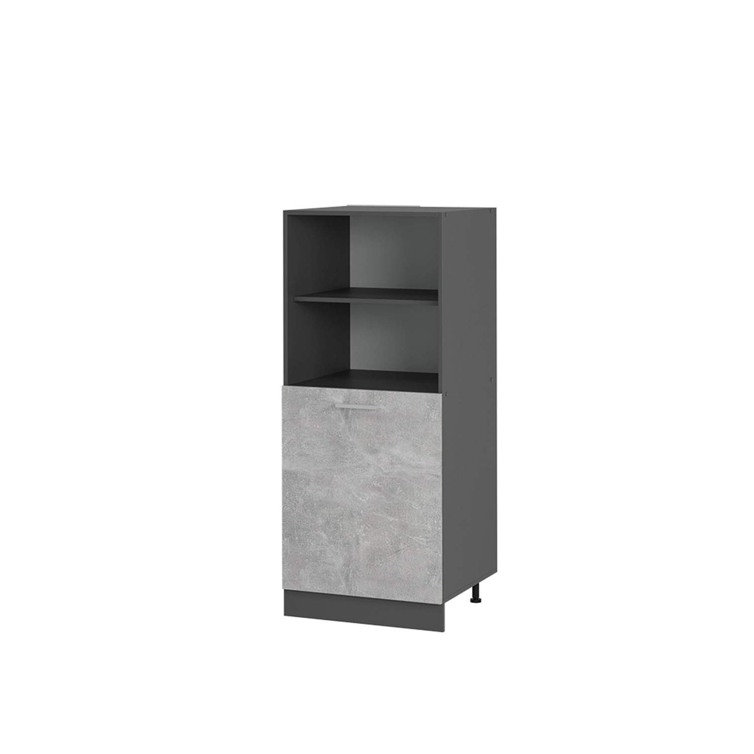 Vicco Herdumbauschrank R-Line Herdschrank Beton 60 cm günstig online kaufen