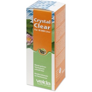 Verpackung Velda Teichpflege Crystal Clear 1 l zur Klärung von Teichwasser.