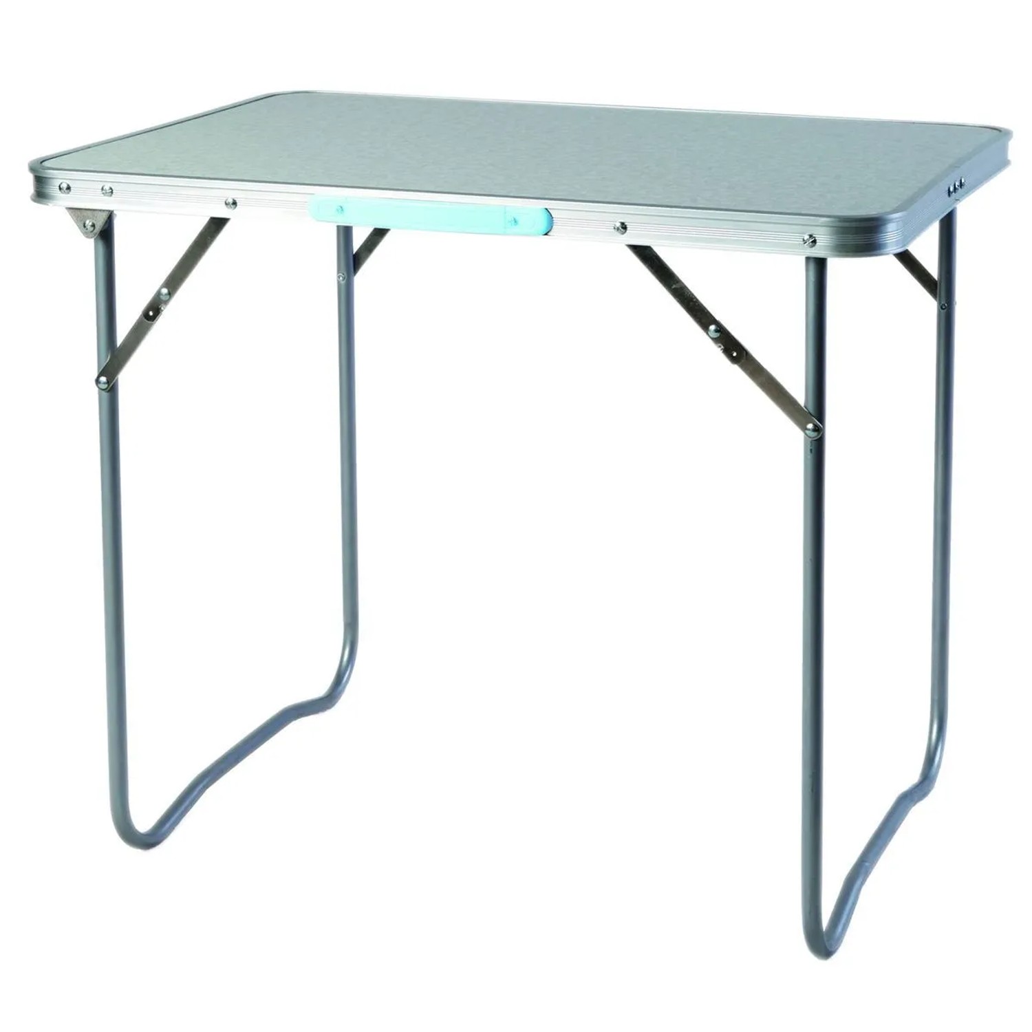 Lex Alu Campingtisch Picknicktisch Klapptisch Koffertisch Gartentisch Tragegriff Hellgrau