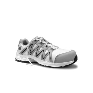 Elten jo_Speedy White Low Sicherheitshalbschuh, weiß-grau, mit Kunststoffkappe und Durchtrittschutz.