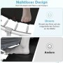 Detailansicht Costway Trampolin Ø366 cm: Nahtloses Design und Befestigung des Netzes an der Matte.