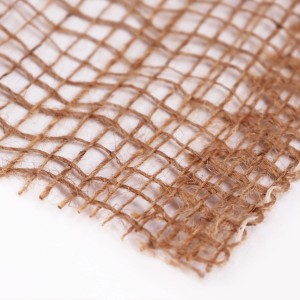 Detailaufnahme Jutegewebe, 105g/m², für Garten und Deko.