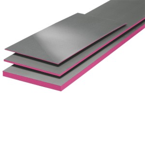 Qboard Bauplatte, 1200x600x80mm, für Bad und Innenausbau. Wärmedämmend und wasserfest.