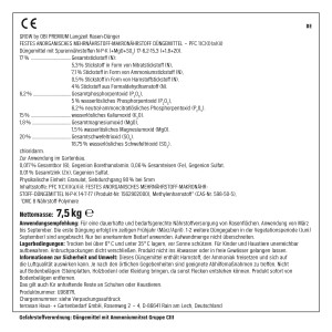 OBI Premium Langzeit-Rasendünger 7,5kg: NPK-Dünger für dichten, grünen Rasen mit Langzeitwirkung.