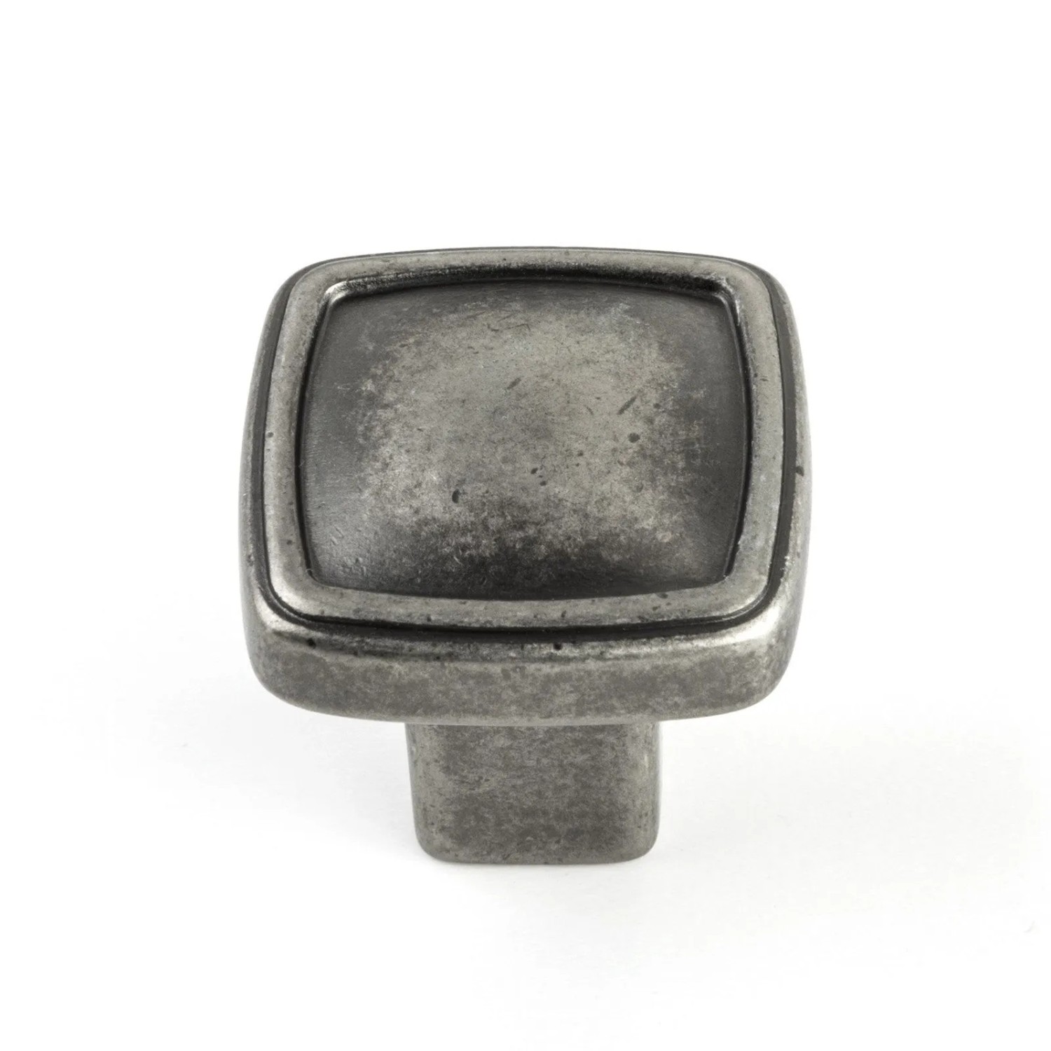 SOTECH Stil Landhausknopf EMILIA 28 x 28 x 27 mm Altsilberoptik Antik