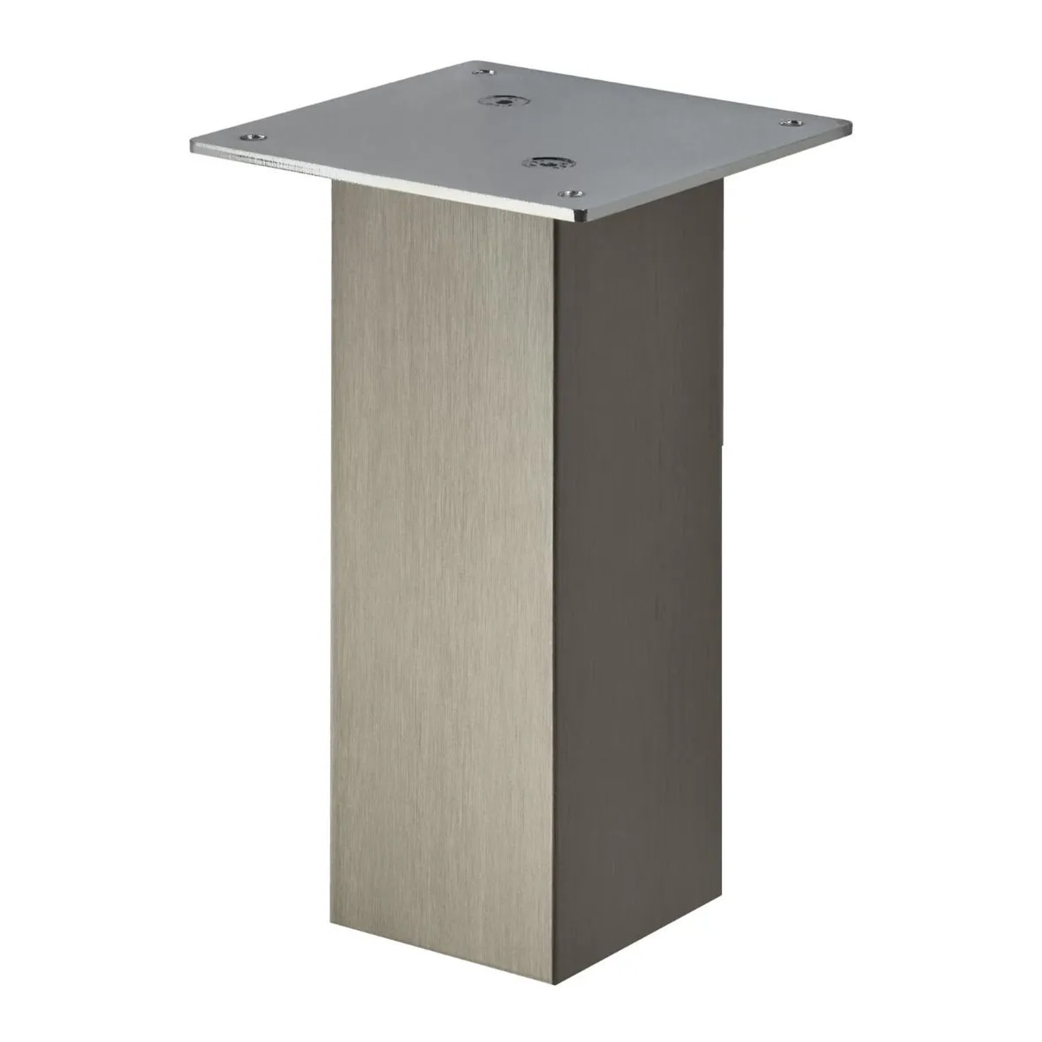 SOTECH Barkonsole Gerade Höhe 210 mm 120 x 120 mm Edelstahloptik Ohne Steckdosen