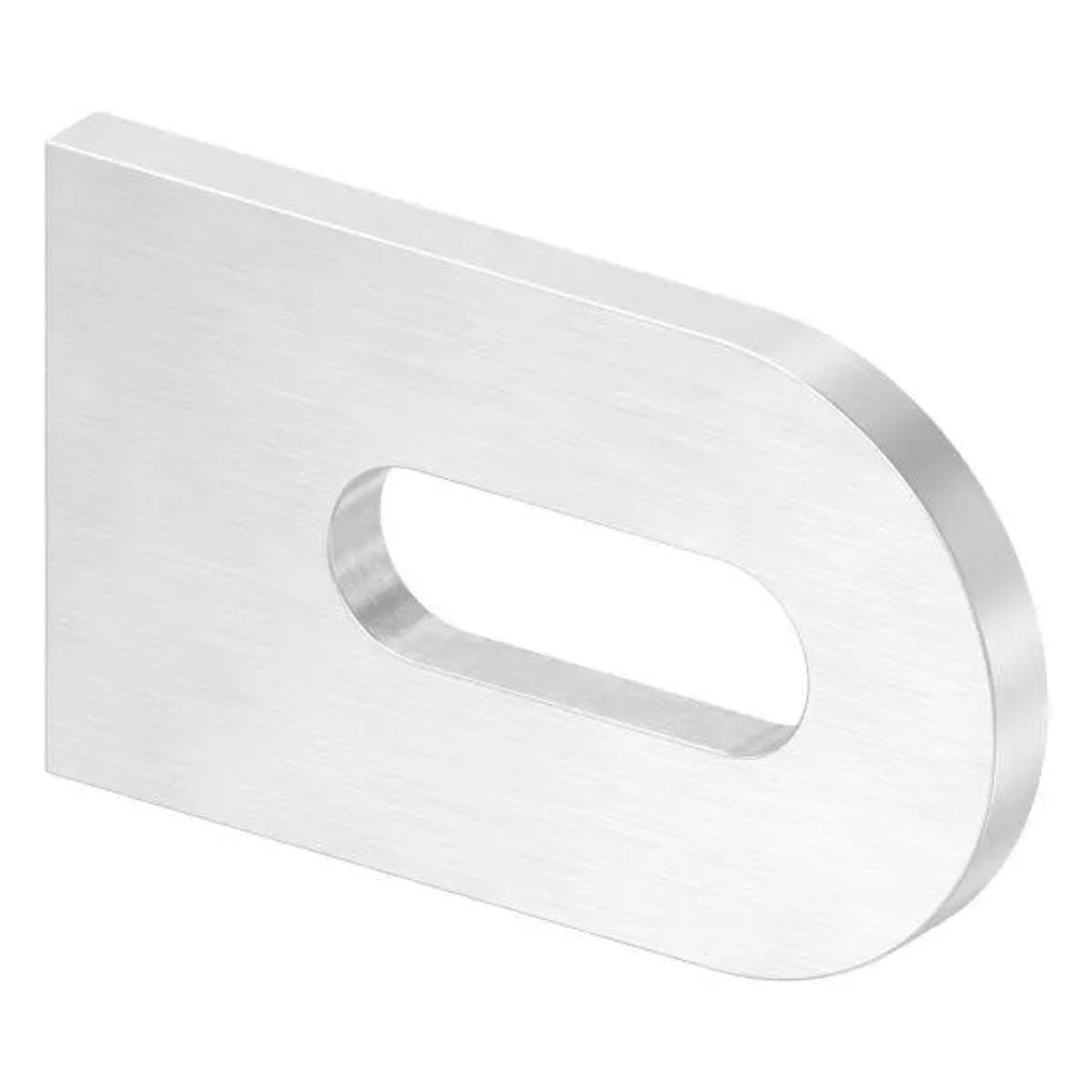 FeNau Anschweißlasche 50x30x4 mm Mit Langloch Ø 25x9 mm V2A